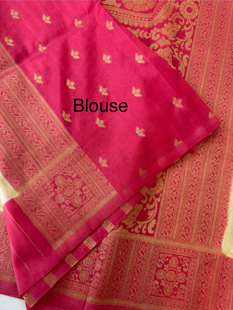 Semi banarasi Georgette saree - MSB8976
