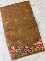 Silky kota embroidery saree MSK4333