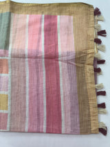 Digital printed semi Linen Saree MLS615- 37