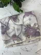 Handworked chiffon Organza saree MCS4534