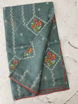 Silky kota saree with embriodery MS2450