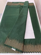 Semi Organza saree with embroidery borders - MSH296