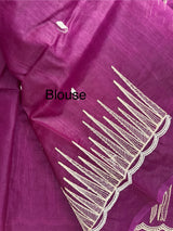 Semi soft Organza saree with zari thread work MSB8433 Vadamalli