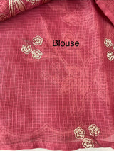 Silky kota thread work saree  MS16550