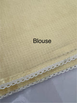 Premium Kota saree with chikankari inspired embroidery MS10303 PastelYellow