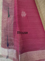 Jamdani silk Cotton Saree with thread work  MSJ795
