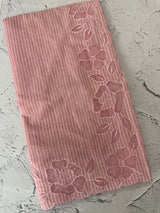 Mul chanderi saree with applique borders MSH111