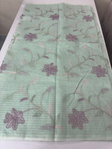 Netkota embriodery saree MS1496 Pastel MintGreen
