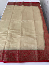 Semi silk saree with blouse MBS7855