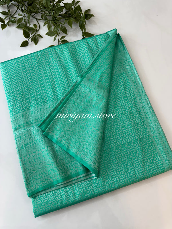 Pastel soft silk Saree - MKP937 SeaGreen