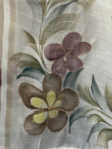 Handpainted Chanderi tissue silk saree MS78944
