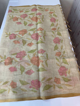 Semi Tissue linen saree MS88651 (1)