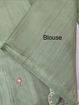 Cutwork Semi tussar saree MTSS680