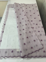 NetKota Applique work saree  MS6798- DuskyMauve