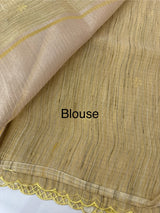Soft Tissue kota embroidery saree MSK4660 - DuskyYellow