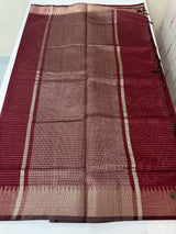 Semi silk sarees with temple border  MTS890