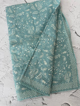 Kota silk saree with embroidery MKS7012 - Blue