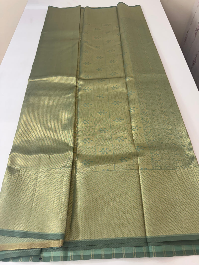 Pastel brocade semi silk sarees MS67443
