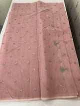 Lightweight Kota Supernet saree with embroidery MS143