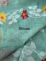 Jamdani silk Cotton Saree with thread work  MSJ787