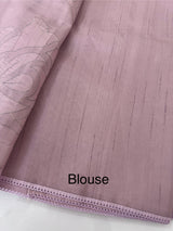 Blended Tussar silk saree with applique work- MSH200 Lilac