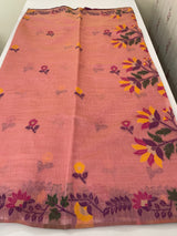Jamdani silk Cotton Saree with thread work  MSJ787