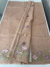 Netkota embriodery saree MS1494 DustyPeach