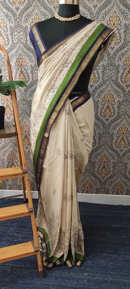 Semi chanderi saree  MS9871