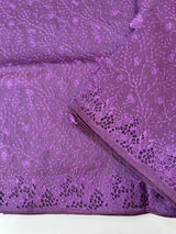 Cutwork Blended tussar saree with thread work MTS9078