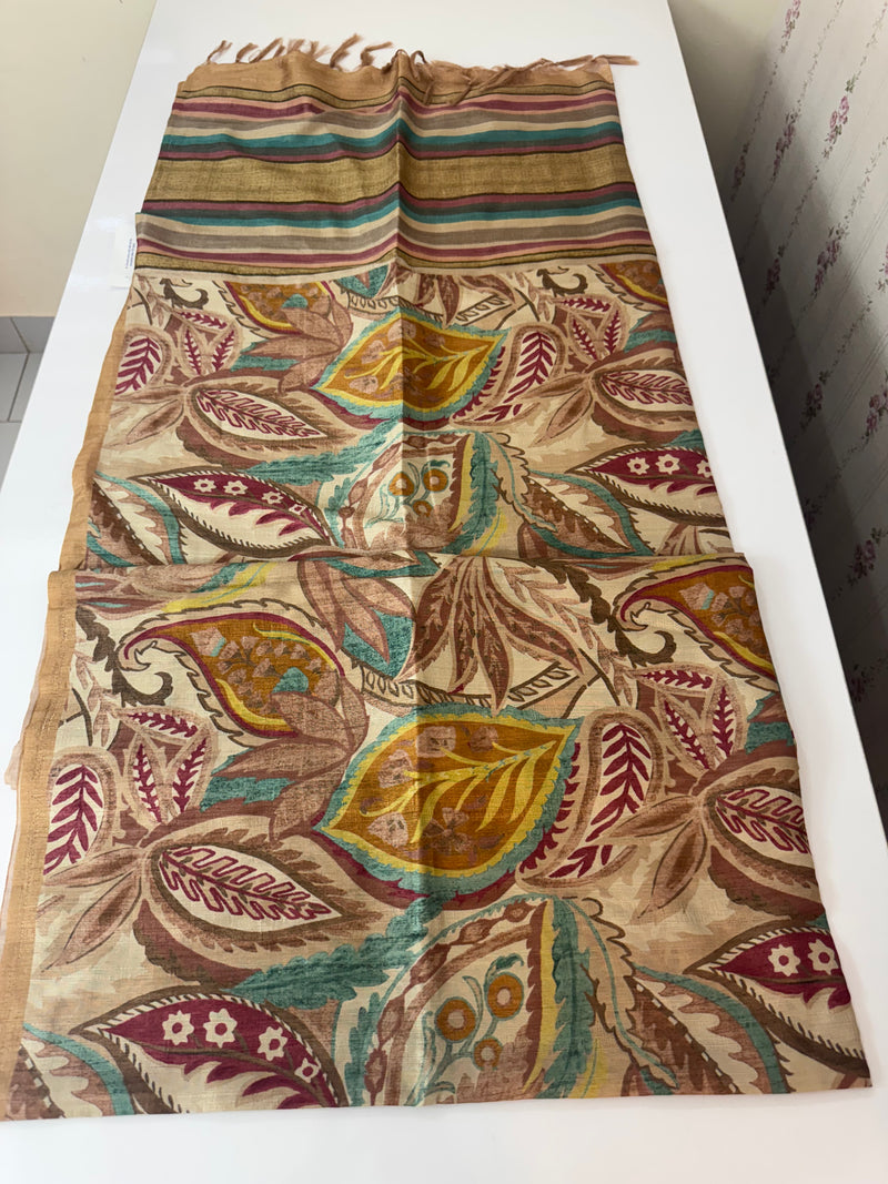 Printed soft crepe silk sarees MS5432