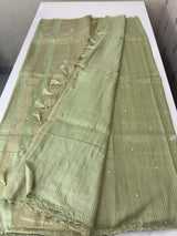 Fancy Chanderi silk saree with blouse MFC217