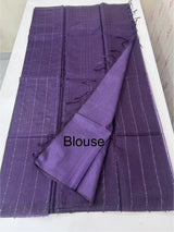 Soft organza saree with thread lines and sequence work MOS868 (18)