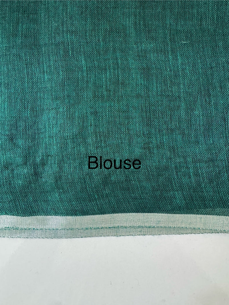 Pure linen handwork sarees MLS7854