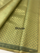 Pastel brocade semi silk sarees MS67443