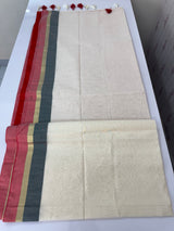 Onam special Semi silk saree with blouse- MSF567 (2)