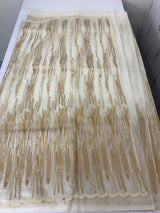 Semi organza saree with thread work - MSH910 Offwhite