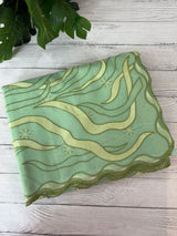 Kota silk embroidery saree  MSH125- Pista Green