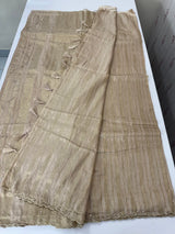 Fancy Chanderi silk saree with blouse MFC217