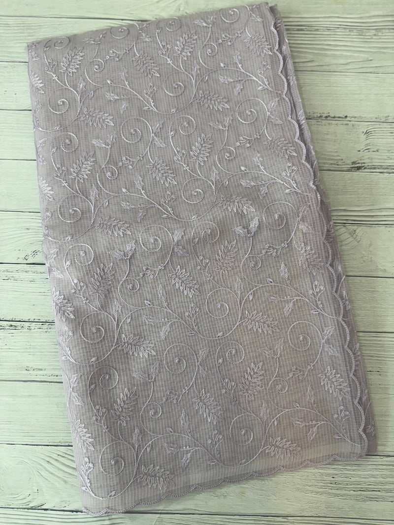 NetKota thread work saree MSH106- Lavender