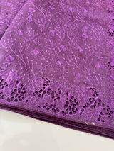 Cutwork Blended tussar saree with thread work MTS9078