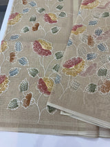 Tissue silk saree MS8190- Beige