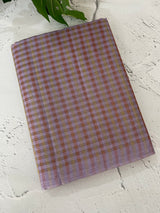 Semi silk saree with check weaving MSS8923
