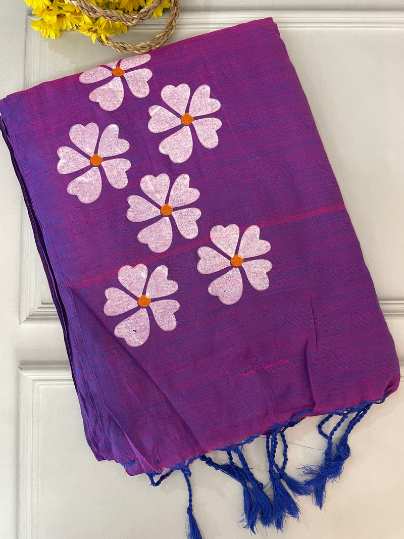 Khadi cotton saree MS33455