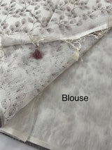 Kota cotton embriodery saree MS1490