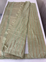 Fancy Chanderi silk saree with blouse MFC217