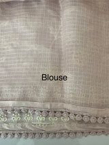 Soft kota silk saree with embroidery MS14717 - Pastel BabyPink