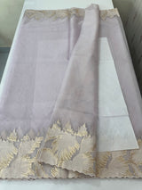 Soft Turkish Organza saree MSOS101 LightLavender