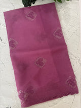 Organza saree with embroidery - MSH375