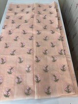 Netkota embriodery saree MS1496 PastelPeach