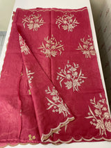 Silky kota thread work saree  MS16550